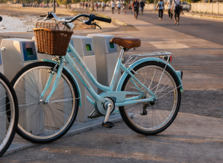 sepeda keranjang boncengan